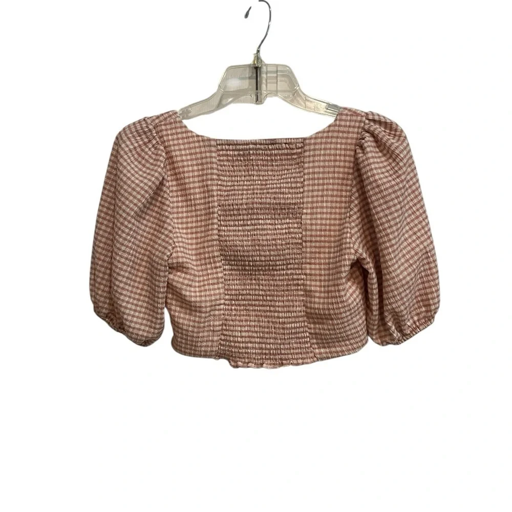 O.P.T Sana Two-Piece Set in Gingham Pink - Picture 4 of 15